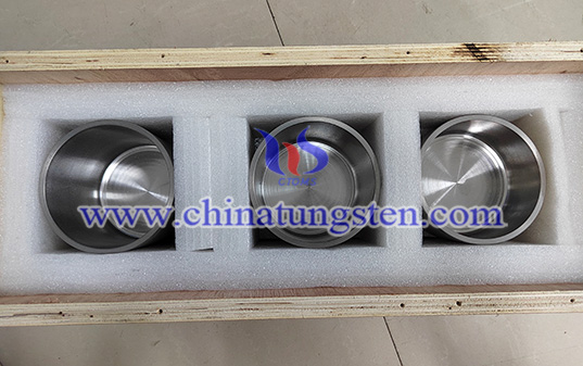 plasma sprayed tungsten crucible